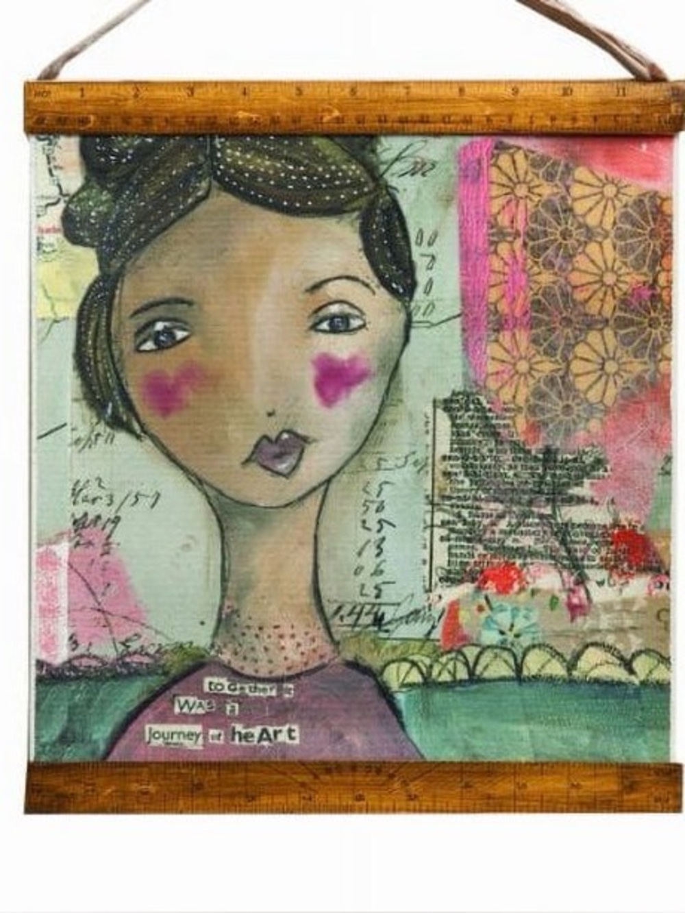 Kelly Rae Roberts Journey of Heart Wall Hanging, NEW